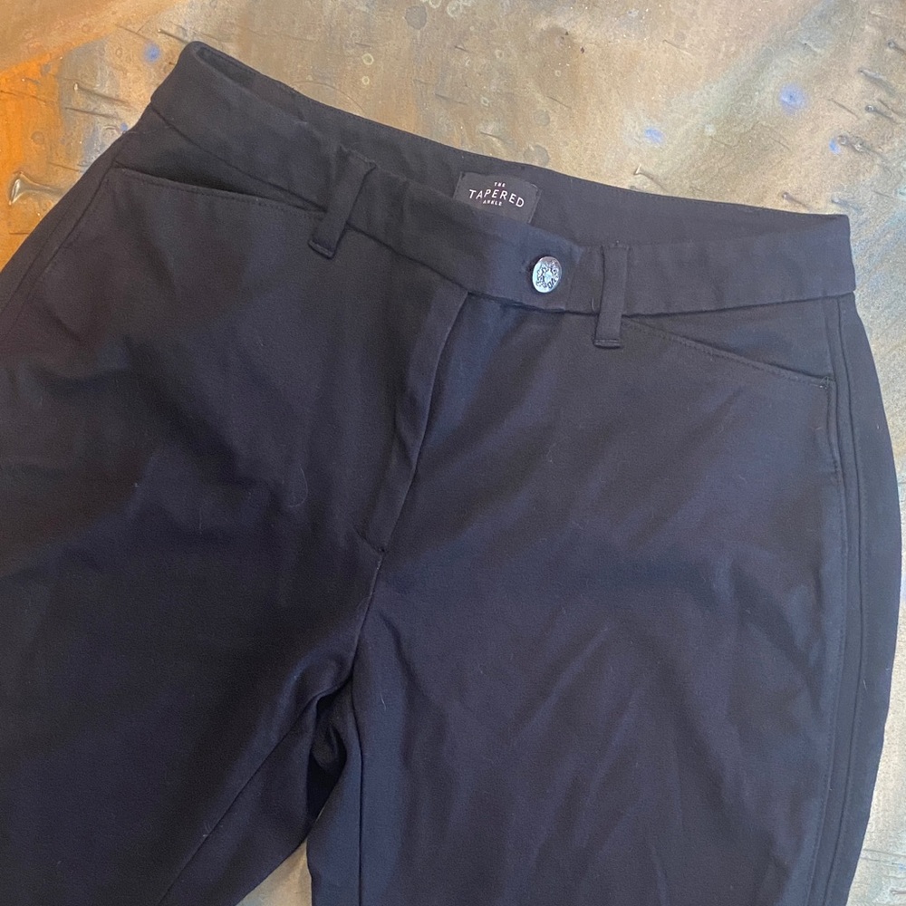 White House Black Market Women's Black Trousers The Tapered Ankle